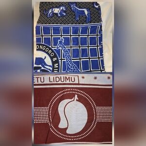 Two Pieces Kanga Cotton Fabric